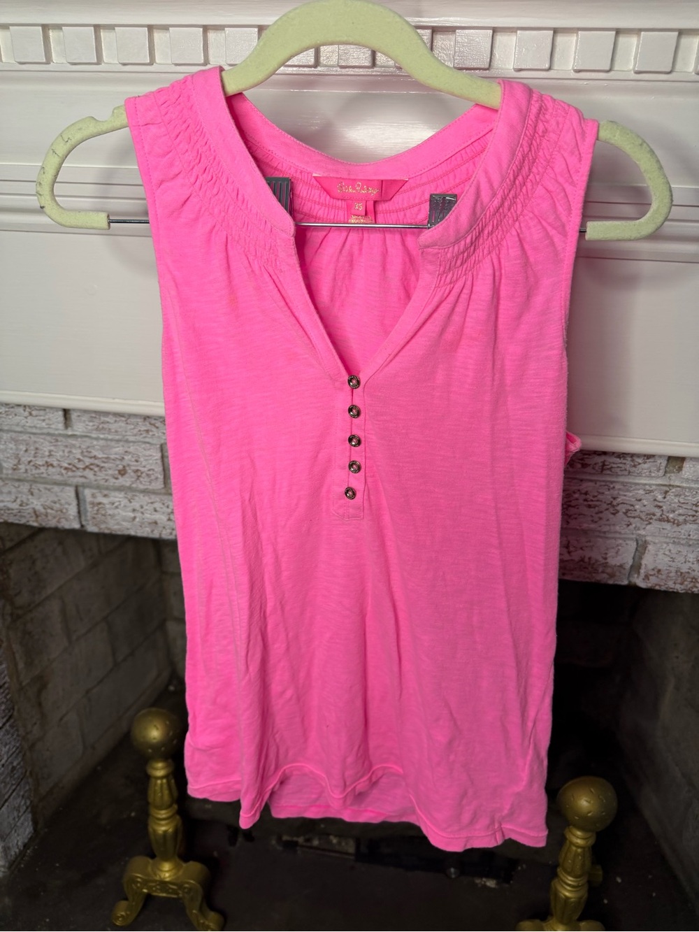 Lilly Pulitzer Bright Pink Sleeveless Tank